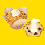 Blueberry-cheese muffin