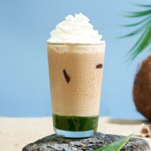 Coconut Pandan Latte Flash Ice