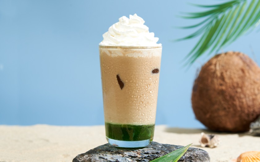 Coconut Pandan Latte Flash Ice